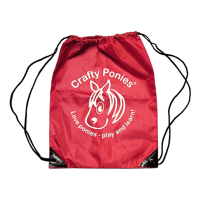 Crafty Pony Drawstring Bag