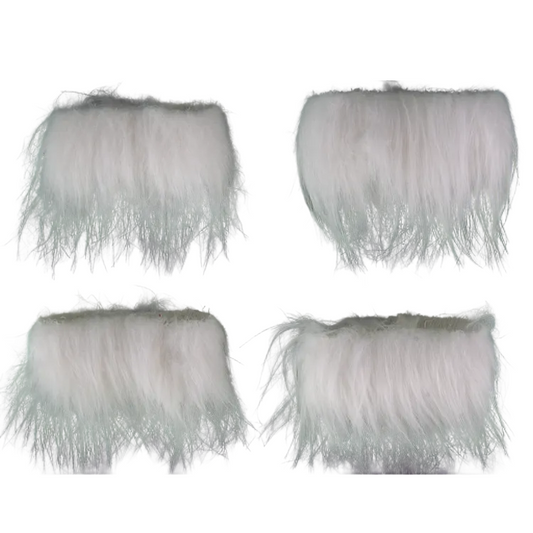 white feathers to attach to a pony toy